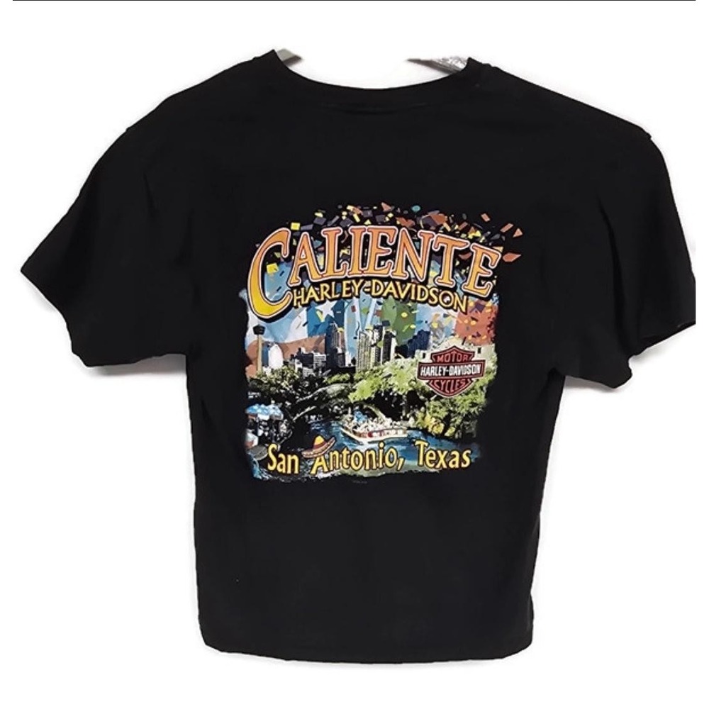 Vintage Harley-Davidson Shirt Mens Large Caliente San Antonio Texas 2006 Tee